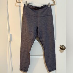 Lululemon Cropped Align Dark Gray Leggings